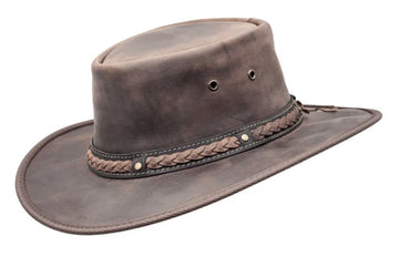 BH-1022CC - Squashy Bronco - Cooper Crossing Hatband - Choc