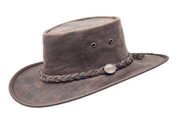BARMAH HAT 1022CH - Squashy Bronco - Two Tone Hatband - Choc