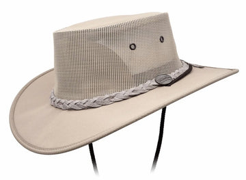 BARMAH HAT 1057BE - Canvas Drover - Beige