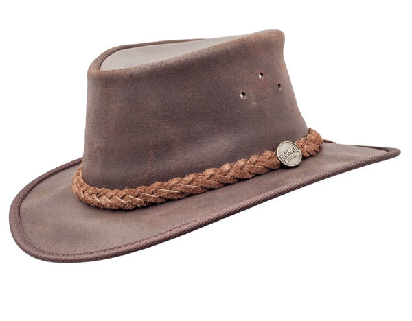 BARMAH HAT 1062SC - Brumby Billabong Oiled - Dark Brown