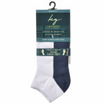 KG-Bamboo Women's Sport Sock 04 - WHITE NAVY