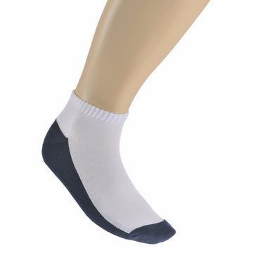 KG-Bamboo Women's Sport Sock 04 - WHITE NAVY