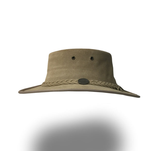 BARMAH HAT 1061-Foldaway Suede - Mocca