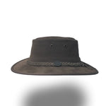 BARMAH HAT 1061-Foldaway Suede - Royal Brown