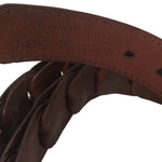 BARMAH BELT 2251-Kangaroo Leather Belts - Broken Hill - BROWN