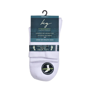 KG-Bamboo Men's Athletic Sock 07 - WHITE