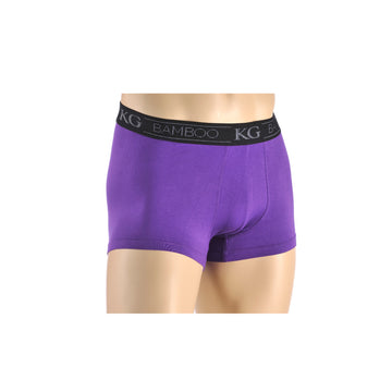KG-Bamboo Men's Underwear - BOXER 05 - PURPLE