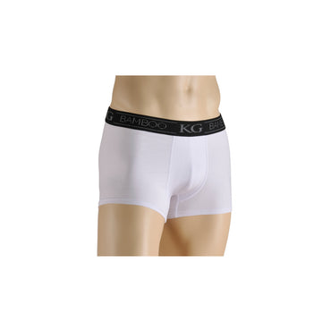 KG-Bamboo Men's Underwear - BOXER 07 - WHITE